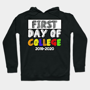 Cute First Day Of College Tee Back To School Gifts Hoodie